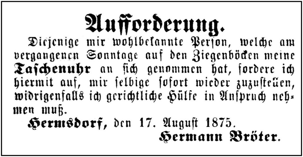 1875-08-17 Hdf Broeter Uhrendieb
